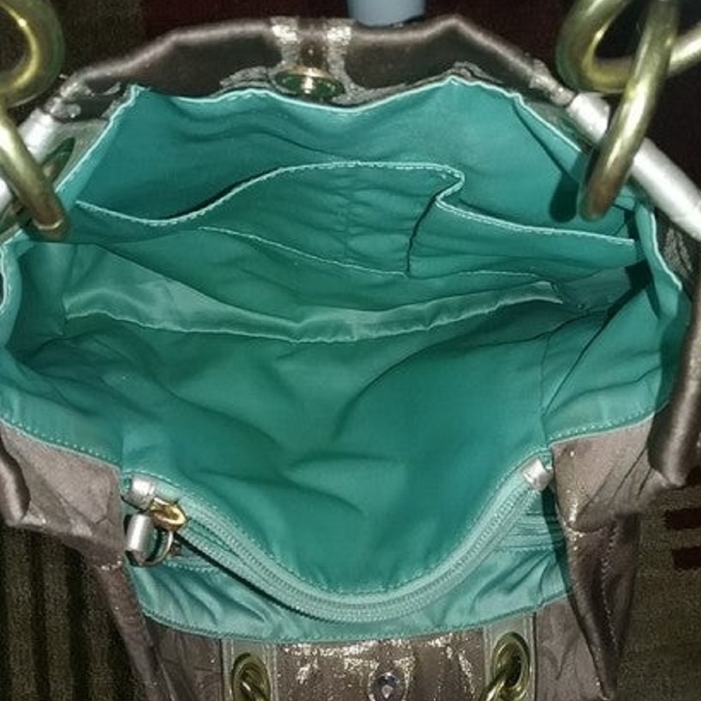 Coach Hamptons Signature Lurex Tote, VGC - Picture 7 of 8